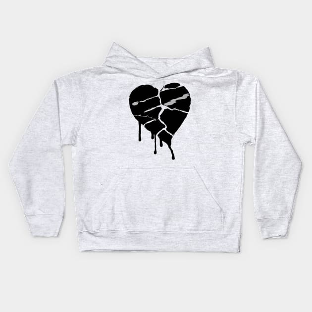 Melting Heart Kids Hoodie by apsi